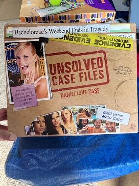 Target Unsolved Case Files Danni Love Case Board Game - Brown, Red, White